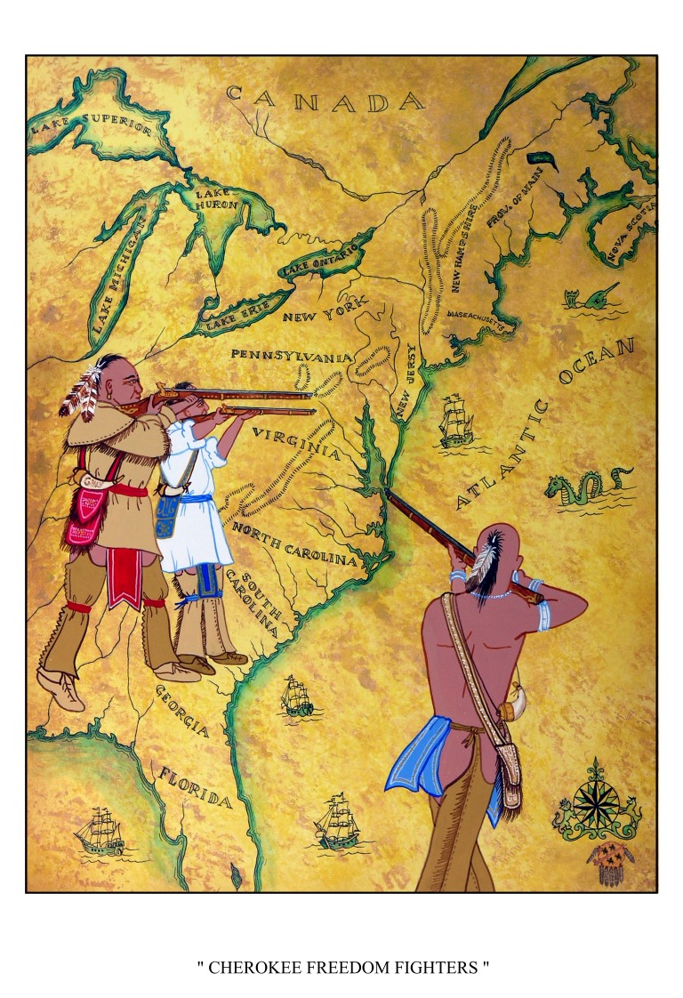 American Indians have proudly fought for their own nations, as well as serving in every war of the United States and branch of the military; including the medical corps, military police, engineering corps and the cavalry.  The Indians offered their services, lives and money in these wars, and in WWI, more served in proportion to their number and means than any other race or class of the population, despite the fact the United States did not universally give Indians citizenship until 1924.